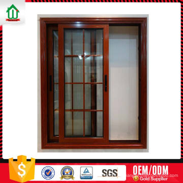 Diseño de moda Diseño personalizado Diseño de aluminio Ventana deslizante vertical Diseño de moda Diseño personalizado de aluminio Ventana deslizante vertical